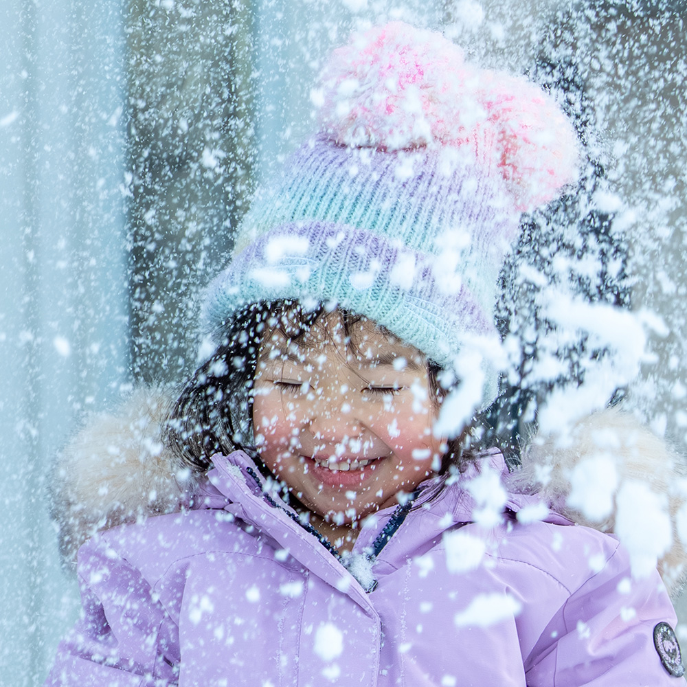 Winter portrait photography session in Boston